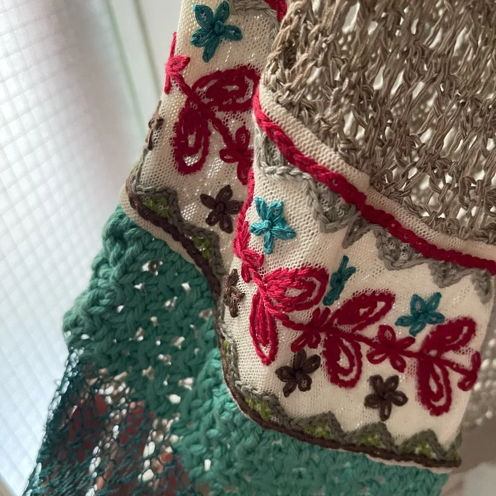 Nanette Lepore Multicolor Crochet Cardigan - Picture 5 of 9